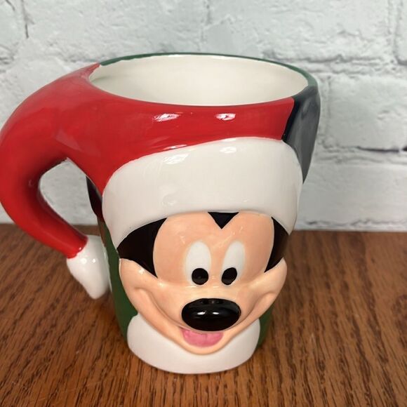 Disney Mickey Mouse 3D Cookies & Milk for Santa Plate & Cup - Picture 3 of 6